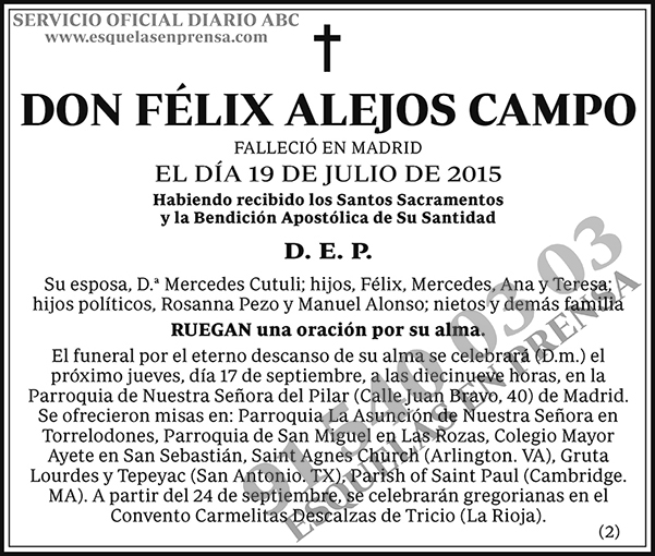 Félix Alejos Campo